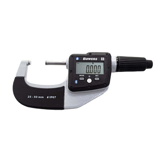 bowers digimic 0 25mm digital external micrometer ip67 bluetooth