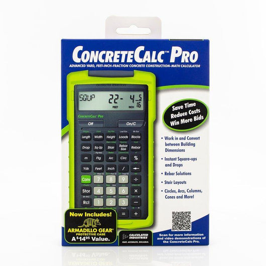 calculated industries 4225 concretecalc pro