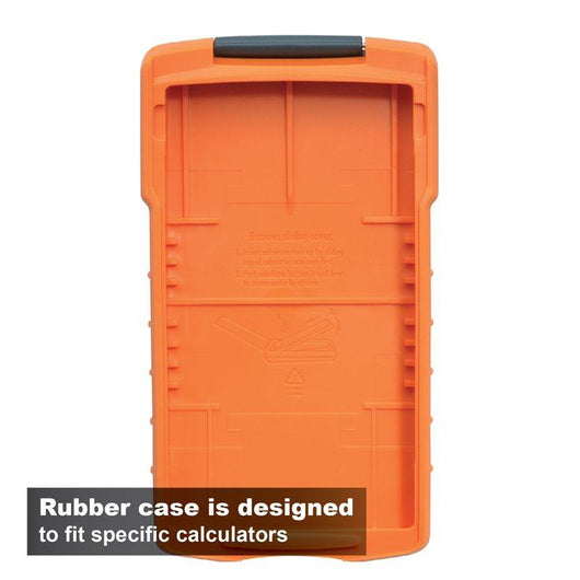 calculated industries 5022 2 armadillo gear hard protective case in orange and gray