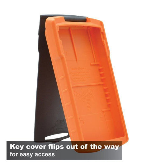 calculated industries 5022 2 armadillo gear hard protective case in orange and gray