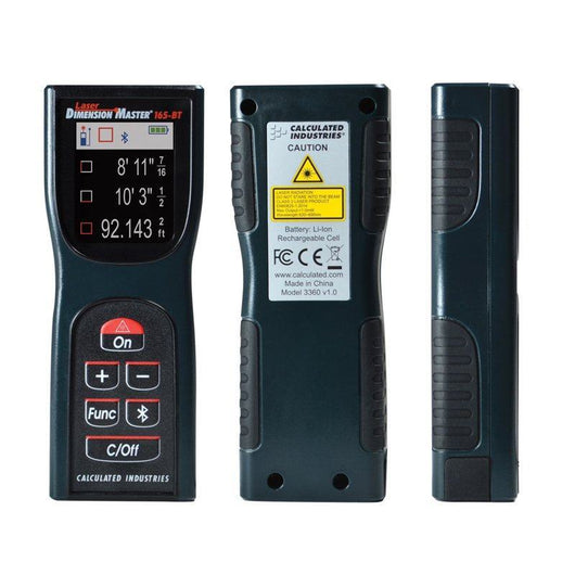 calculated industries 3360 laser dimension master with bluetooth 165 bt