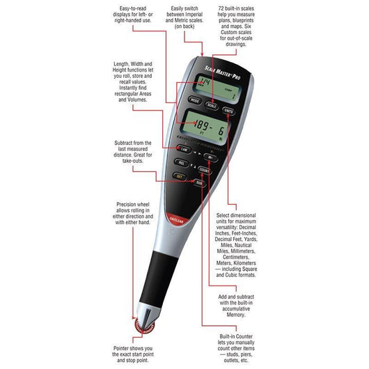 calculated industries 6028 scale master pro advanced linear digital plan measure
