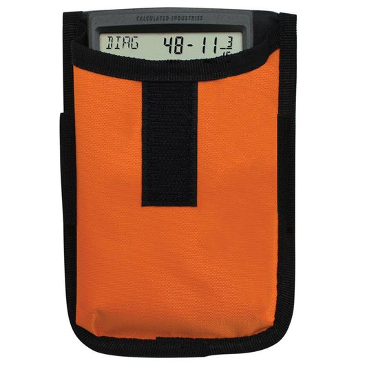 calculated industries 5010 bb1 armadillo soft tool belt case orange
