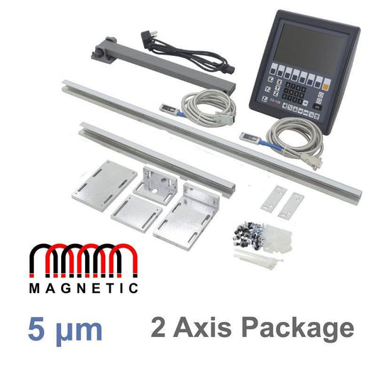 easson es 12b lcd digital readout package including 2 linear magnetic encoders