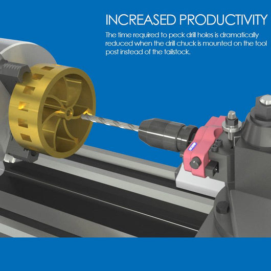 edge technology tool post drill chuck