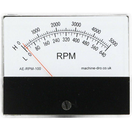 Rpm Panel 100mm Analog RPM Panel Meters Measuring Tool AE-RPM-100 – Machine-DRO