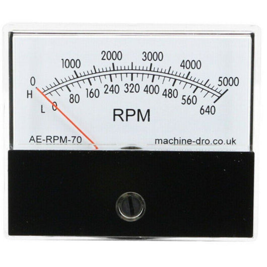 70mm analog rpm panel meters measuring tool ae rpm 70