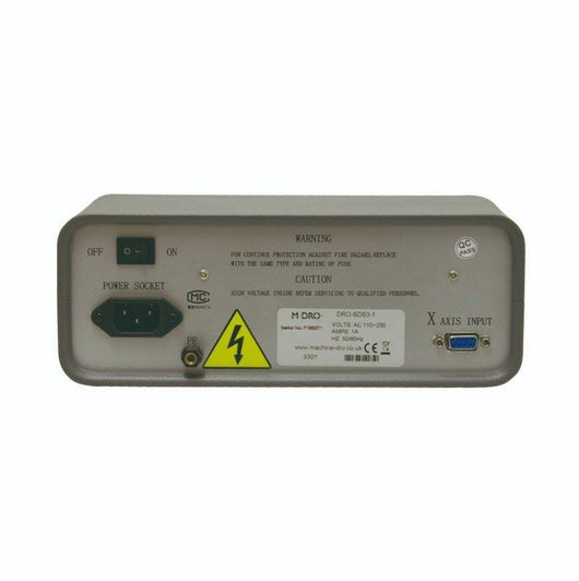 m dro sds3 1 axis digital readout display console