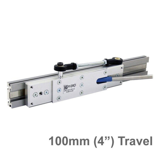 100mm 4 travel guided carriage and linear rail suitable for the m dro magnetic encoders