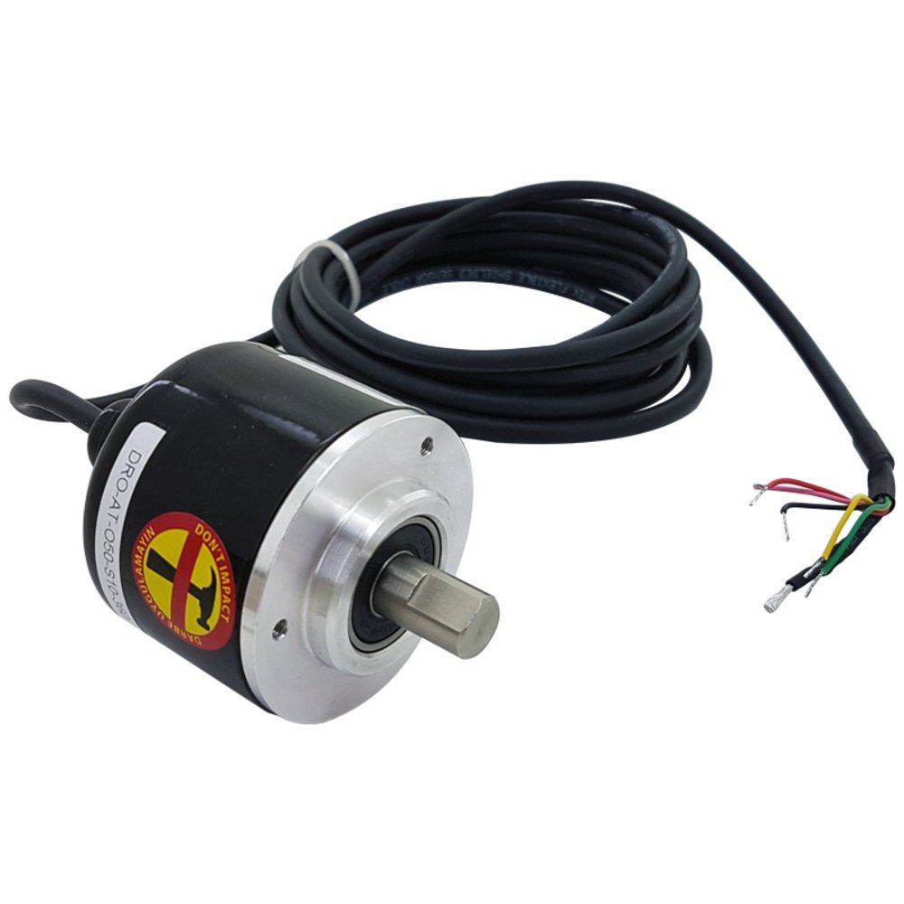 360 PPR Optical Incremental Rotary Encoder - 10mm Diameter Shaft and C ...