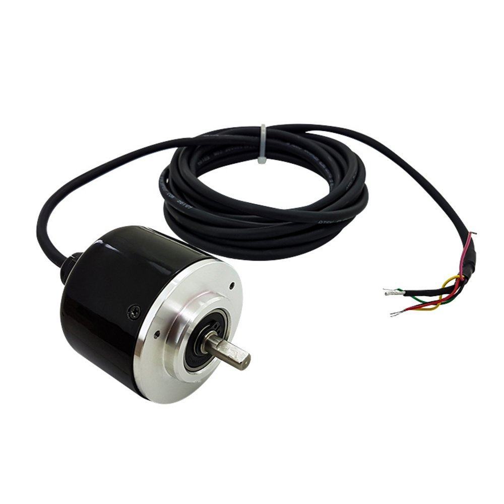 3600 PPR Optical Incremental Rotary Encoder - 6mm Diameter Shaft and C ...