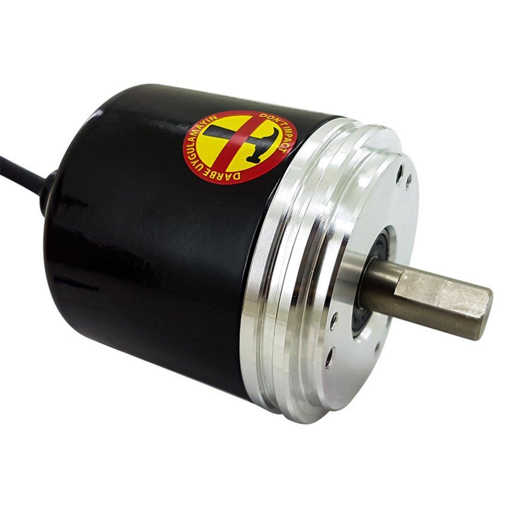 360 PPR Optical Incremental Rotary Encoder - 10mm Diameter Shaft and S ...