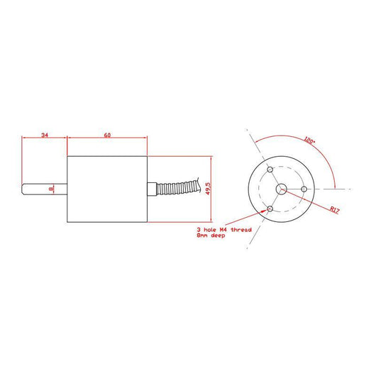 magnetic incremental rotary encoder 4096 pulses per revolution