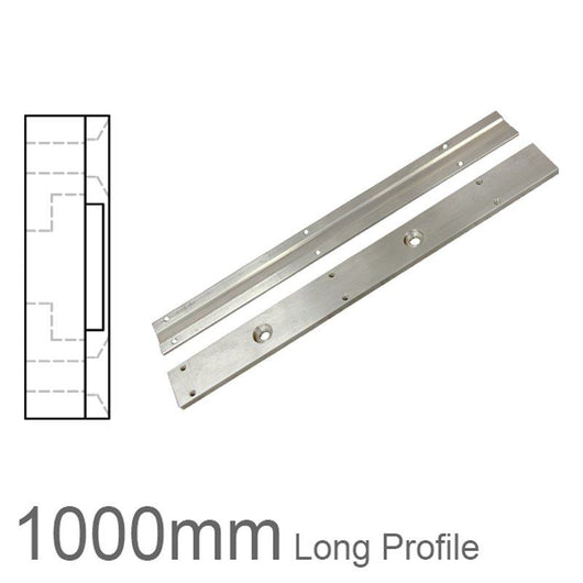 two part magnetic tape support profile 1000mm 39 length