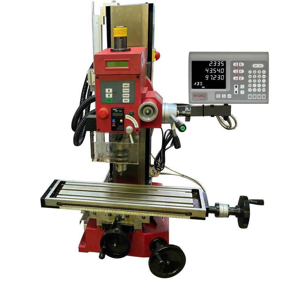 Machine Dra Box M-DRO Sieg SX3 3 Axis DRO Digital Readout Kit with Magnetic Encoders ...