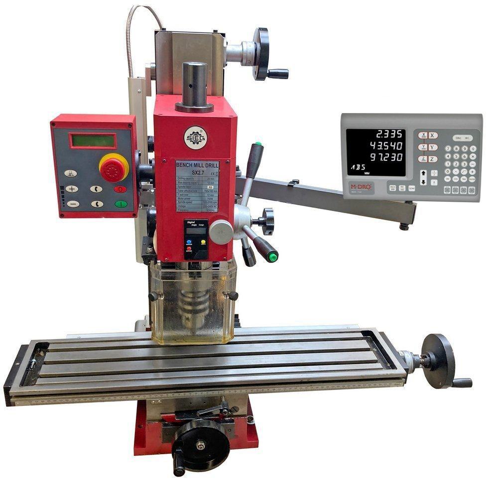 Dro Miling Digital Sieg SX2.7L Milling Machine 3 Axis DRO Digital Readout Kit Magnetic En ...