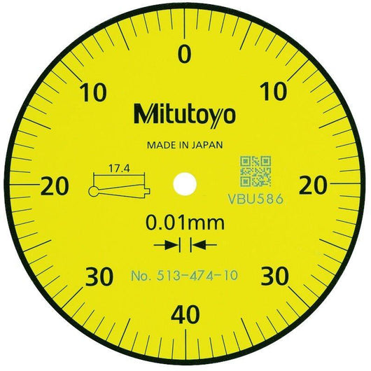 mitutoyo dial test indicator horizontal ruby stylus 0 8mm 0 01mm 8mm stem 513 474 10e