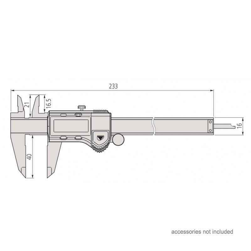Mitutoyo Digital Caliper 500-171-20 – Machine-DRO