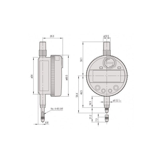 mitutoyo absolute digimatic peak value hold indicator id c 12 7mm 5 spc