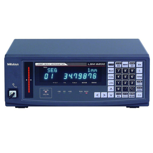 mitutoyo laser scan micrometer lsm 6200 laser display metric inch 544 072e