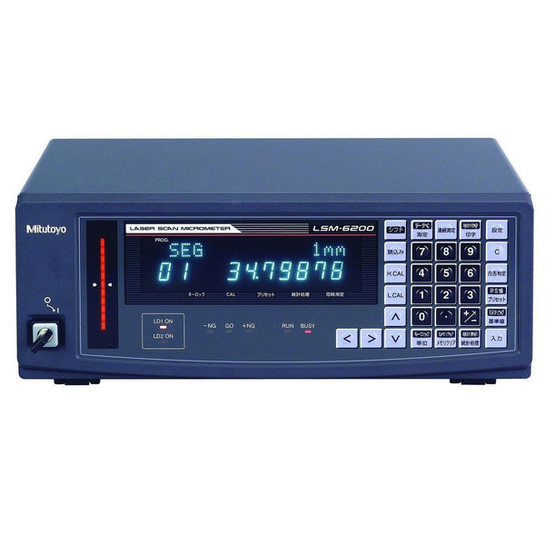mitutoyo laser scan micrometer lsm 6200 laser display metric inch 544 072e