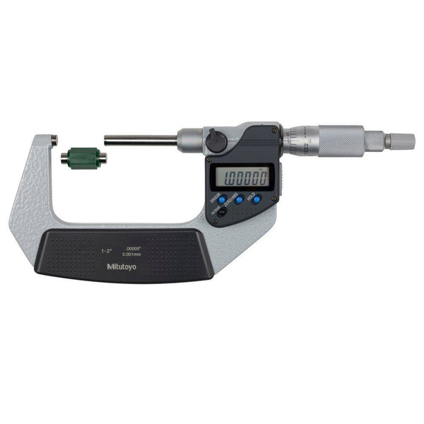 mitutoyo digital micrometer non rotating spindle inch metric 1 2 406 351 30