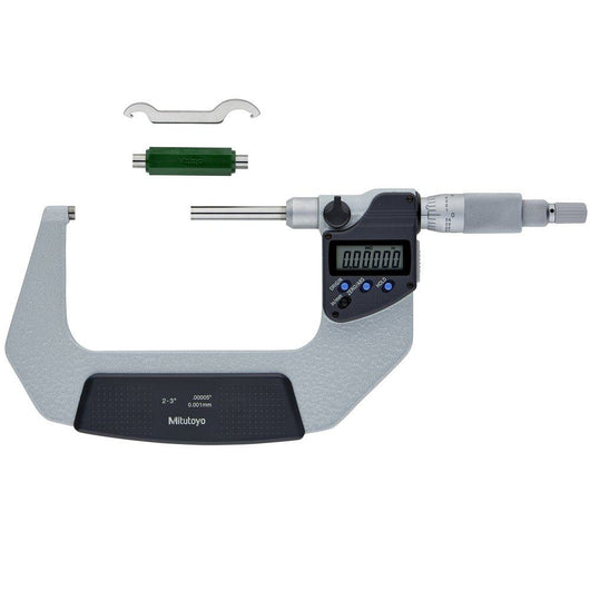 mitutoyo digital micrometer non rotating spindle inch metric 2 3 406 352 30