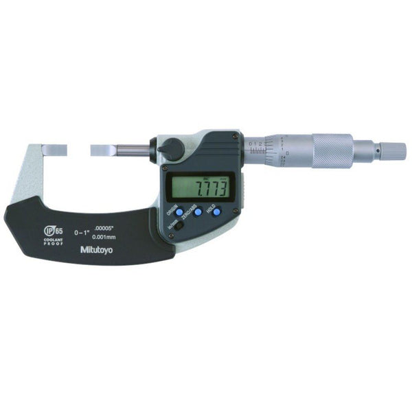 mitutoyo digital blade micrometer blade 0 75mm inch metric 0 1 422 330 30