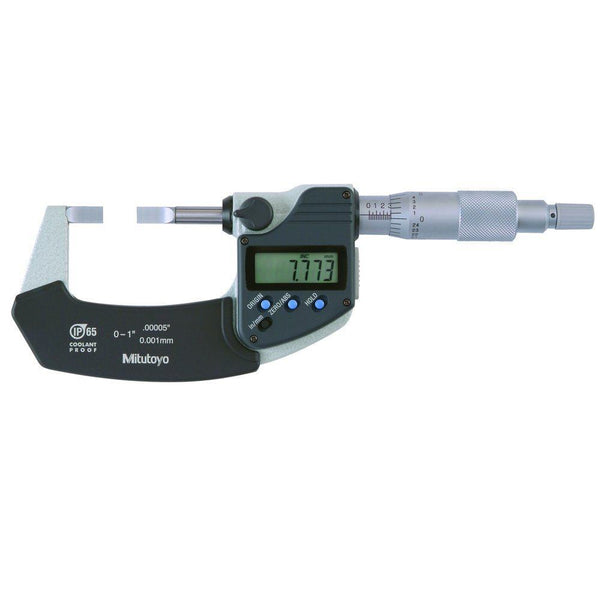 mitutoyo digital blade micrometer blade 0 75mm inch metric 1 2 422 331 30