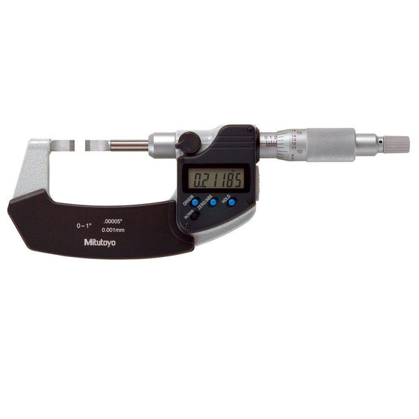mitutoyo digital blade micrometer blade 0 75mm inch metric 0 1 422 370 30