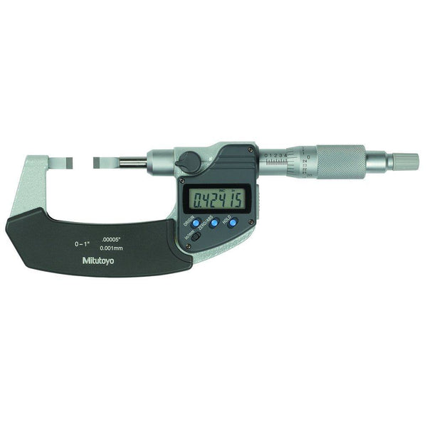 mitutoyo digital blade micrometer blade 0 4mm inch metric 0 1 422 371 30