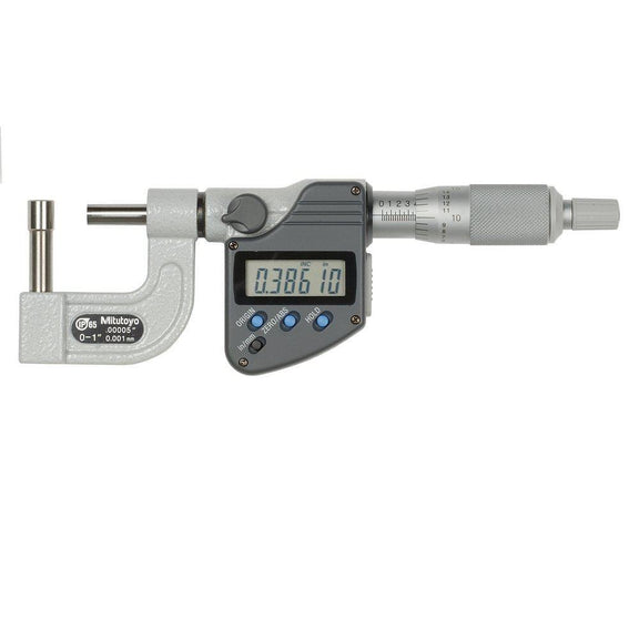 Spherical Tube Mitutoyo Digital Tube Micrometer IP65 Inch/Metric Spherical Anvil Flat ...