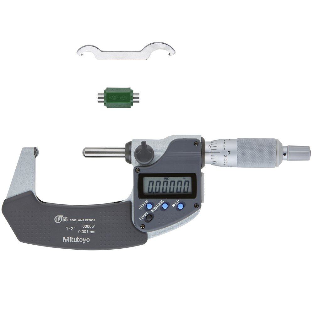 Mircrometer Spindle Mitutoyo Digital Tube Micrometer Spherical Anvil/Spindle Inch/Metric 1 ...