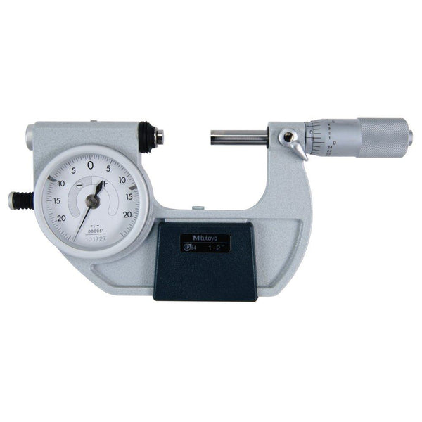 mitutoyo indicating micrometer with button left 1 2 510 132