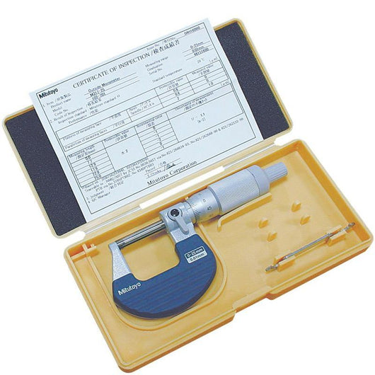 0 1 mitutoyo ratchet thimble micrometer
