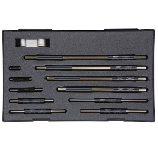 mitutoyo series 103 0 300mm 12pcs economy micrometer set 103 914 50