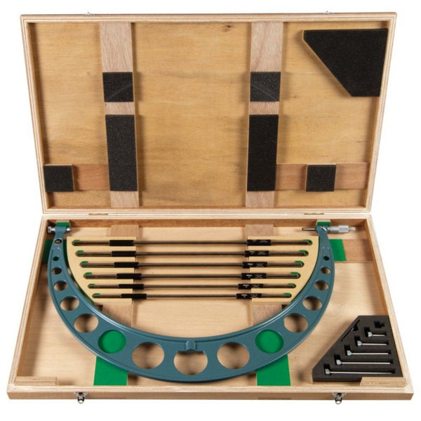 mitutoyo 104 202 series 104 outside micrometer 18 24 interchangeable anvil