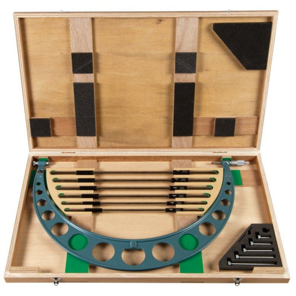 mitutoyo 104 203 series 104 outside micrometer 18 24 interchangeable anvil