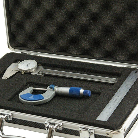 moore and wright metric engineers set with dial caliper me kit 05