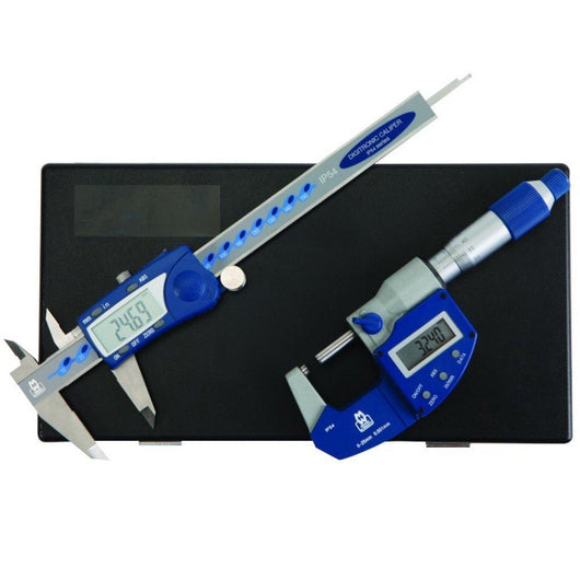moore and wright ip54 digital caliper and micrometer set mw200 set4