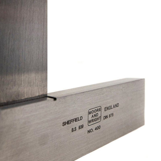 moore and wright 100mm 4 inch engineers square 4004