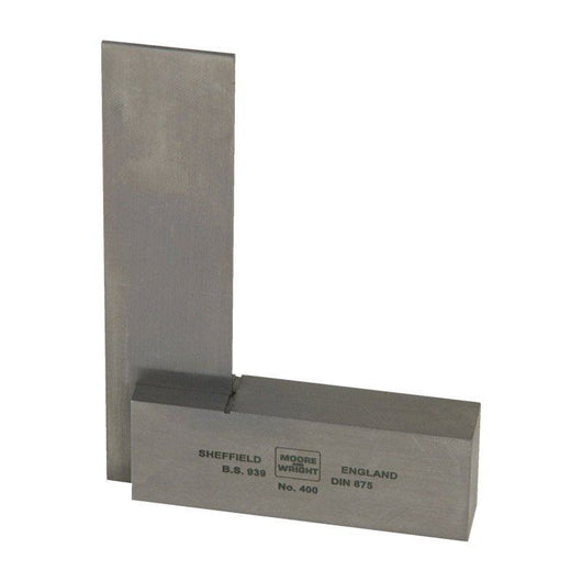 moore and wright 100mm 4 inch engineers square 4004