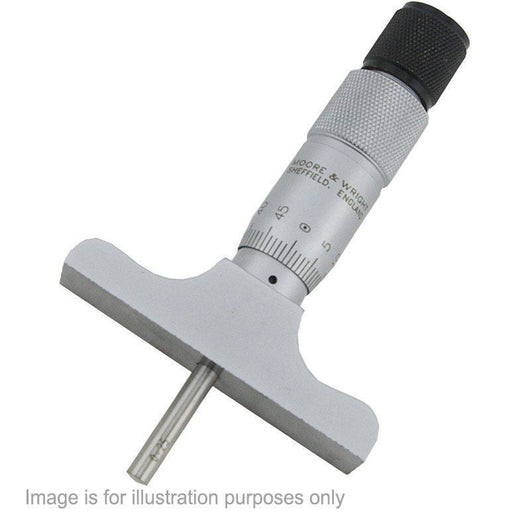 0 3inch moore and wright traditional depth gauge micrometer mw891 3