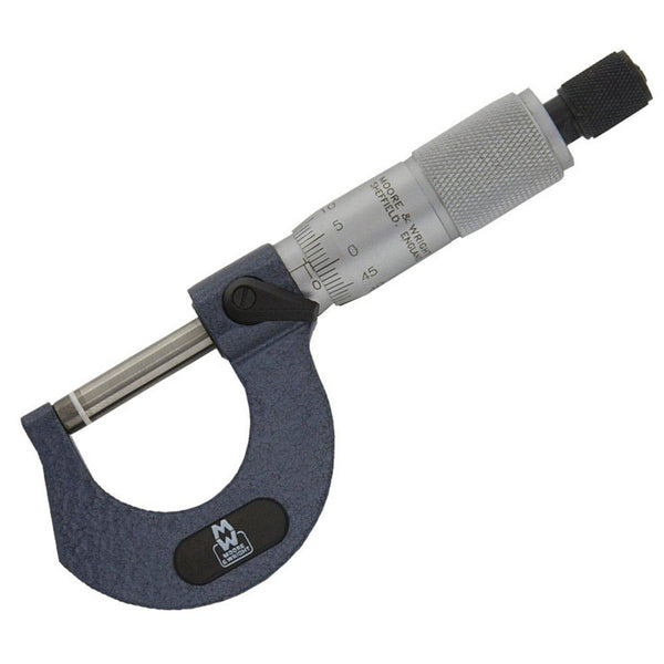 moore and wright 0 25mm traditional external micrometer 1965 series mw1965m