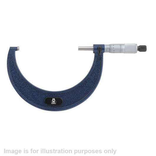 50 75mm m w external micrometer 1966mb75 0 002mm resolution ratchet stop