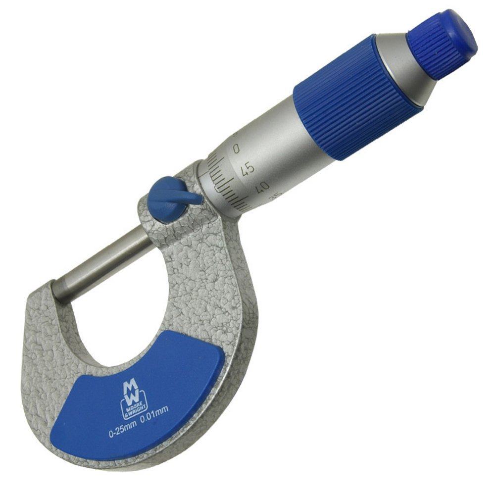Moore and Wright 0-25mm Metric External Micrometer 200 Series MW200-01 ...