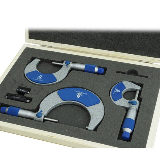 moore and wright 0 75mm metric external micrometer set mw215 01bl
