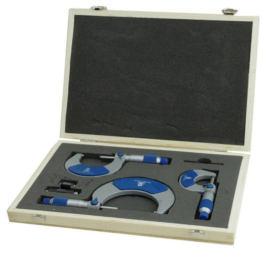 moore and wright 0 75mm metric external micrometer set mw215 01bl