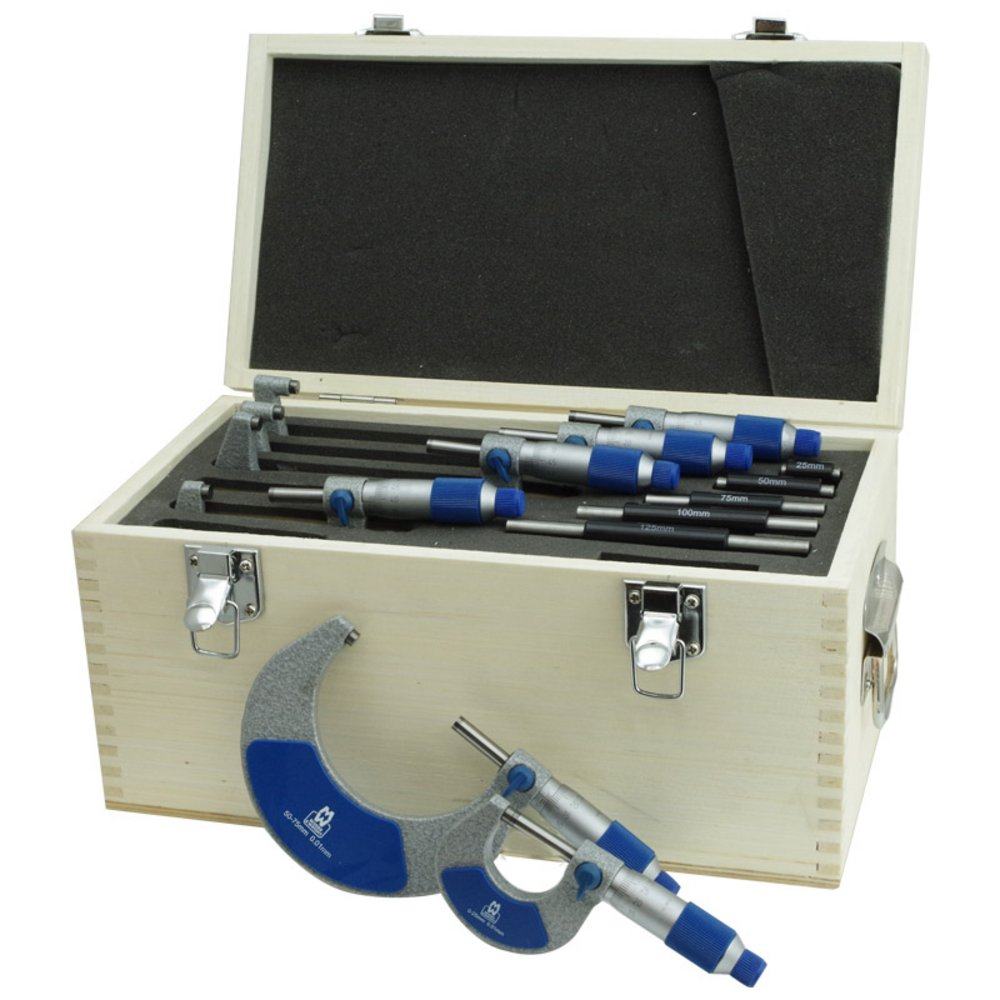 Moore and Wright 0-150mm Metric External Micrometer set MW215-03BL ...