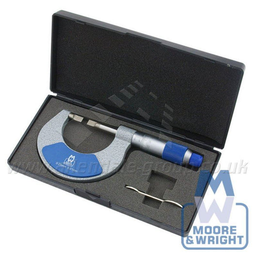 moore and wright 0 25mm blade outside micrometer mw275 01